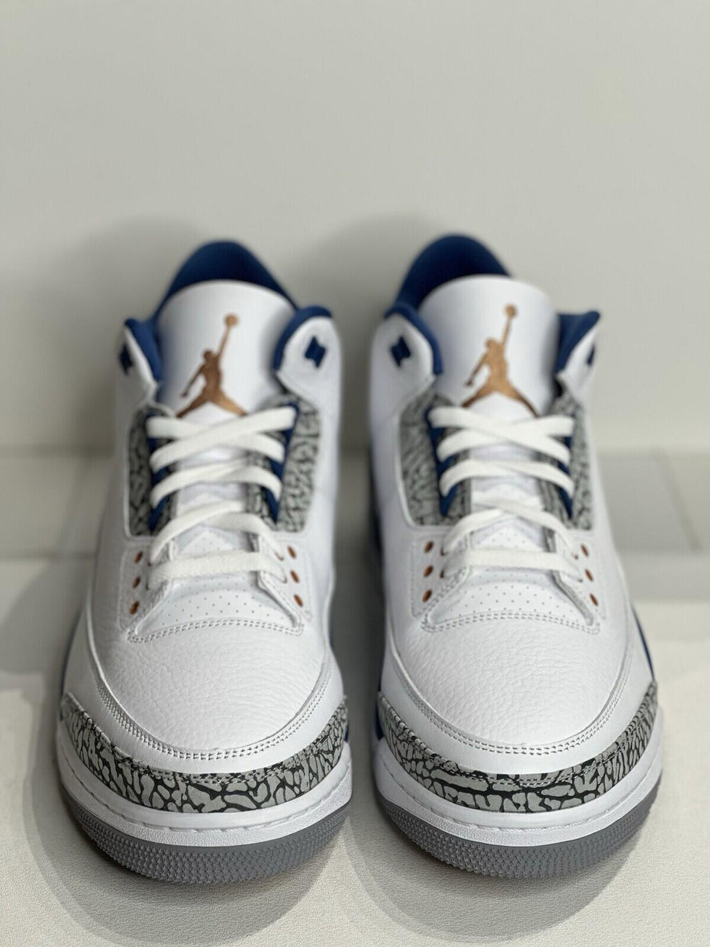 Air Jordan 3 Wizard True Blue/ Metallic/ White / Copper Men’s Size 13