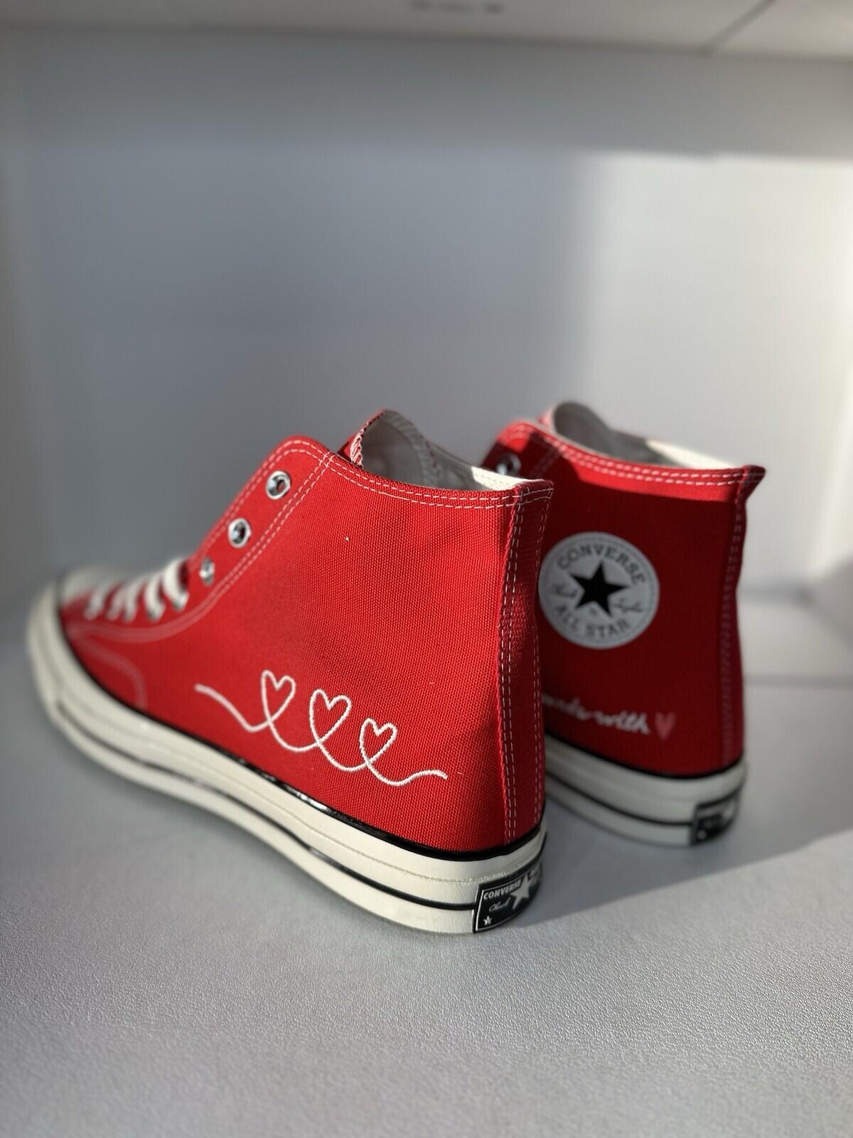 Converse High 70 Valentine Red/white Men’s Size 13