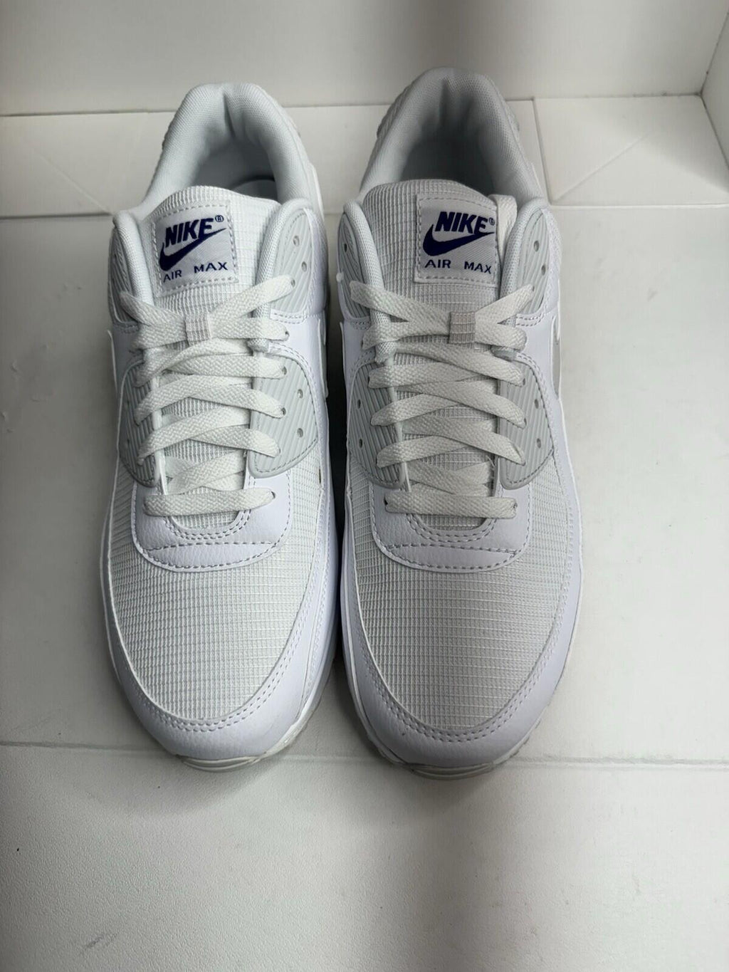 Nike Air Max 90 ‘Team White Royal’ Men’s Size 13 White/ Photon Dust