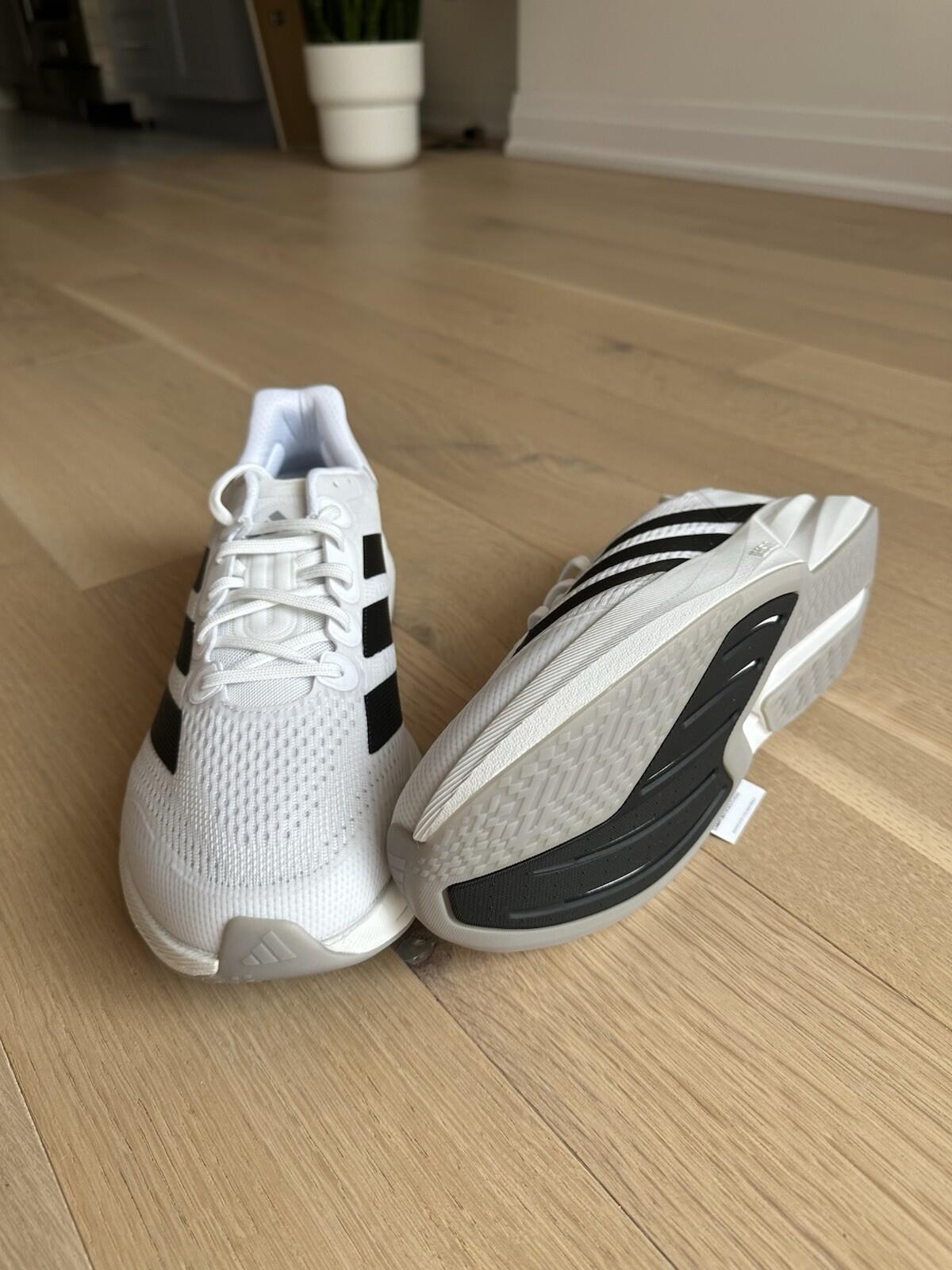 ADIDAS DURAMO SPEED 2 M White/ Black Men’s Size 14 BNIB