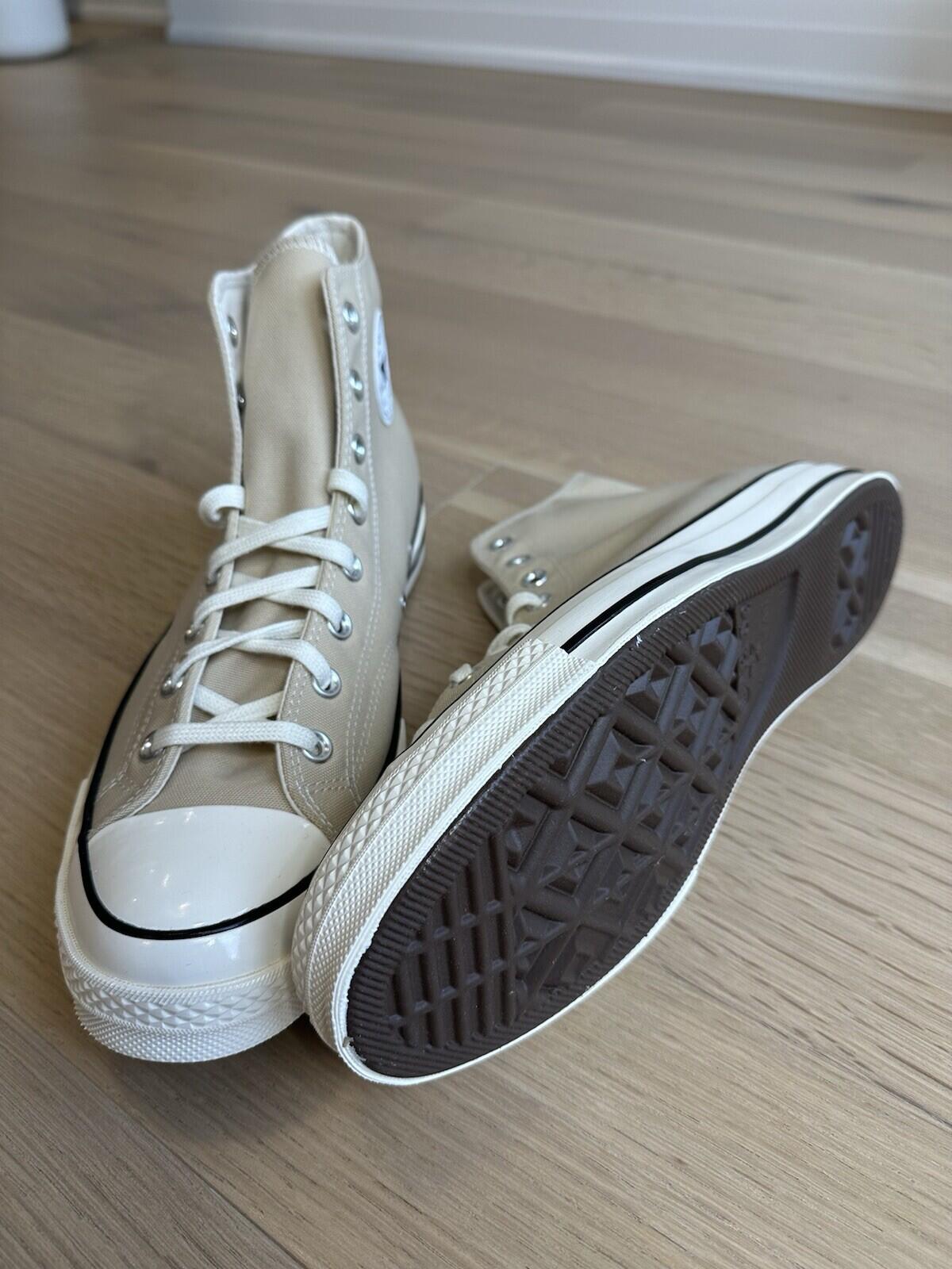 Converse Chuck 70 hi OAT MILK/EGRET/BLACK Men’s Size 12