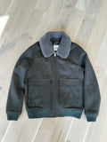 Sandro Aviator Wool Jacket Men’s Size XL Green