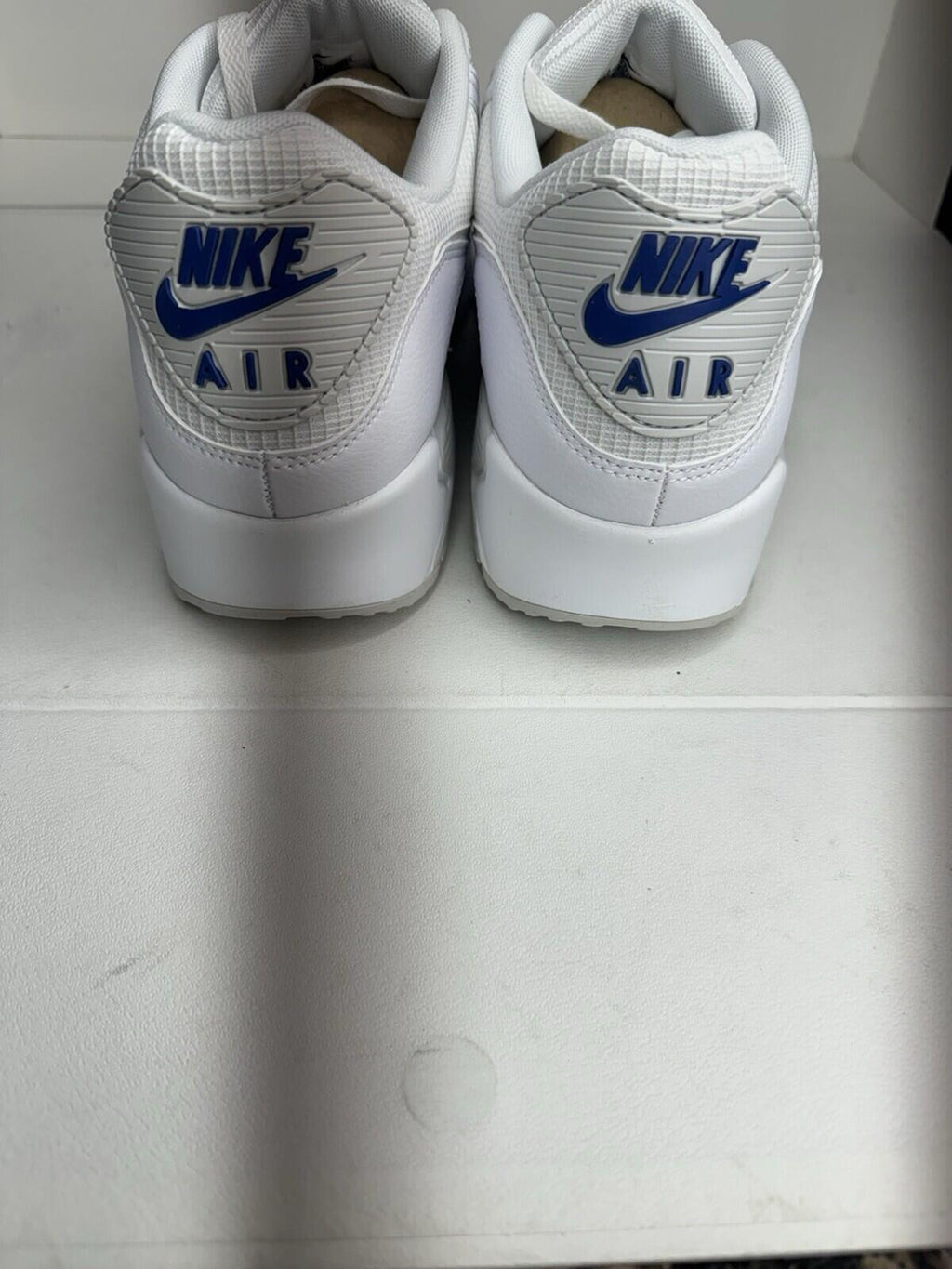 Nike Air Max 90 ‘Team White Royal’ Men’s Size 13 White/ Photon Dust