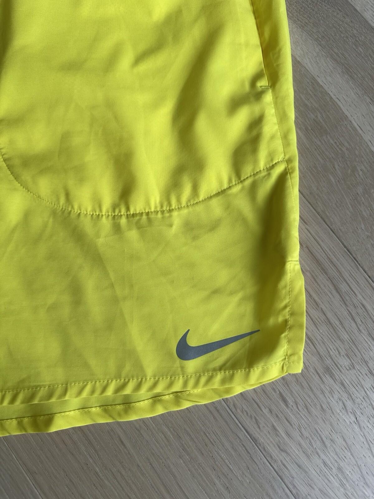 Nike Men’s DriFit Running Shorts size  XL - Yellow