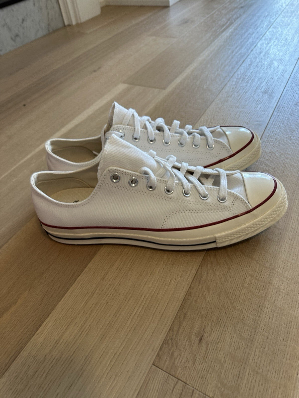 Converse CHUCK 70 OX WHITE/GARNET/EGRET Men’s Size 12