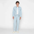 NAKED & FAMOUS Strong Guy Set- Secret Agent Pants Men’s 36 JACKET XL