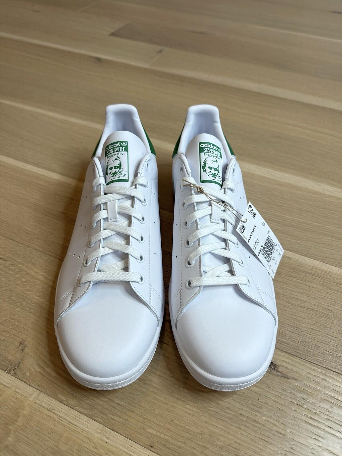 Adidas Stan Smith Originals (white/green)Ftwwht/fywwht/Green Men’s Size 13 BNIB