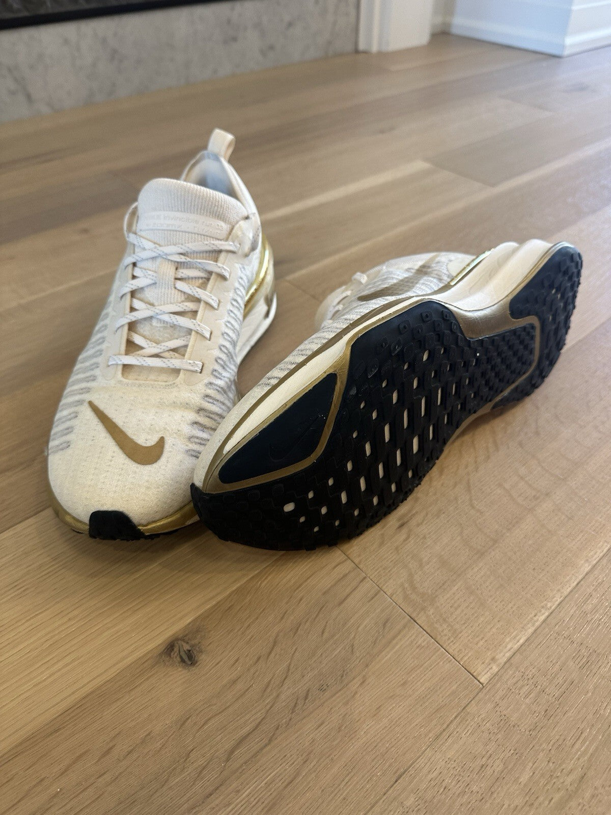 Nike Zoom X Invincible Run Flyknit 3 Trainers “sesame Coconut Milk” Men’s 14