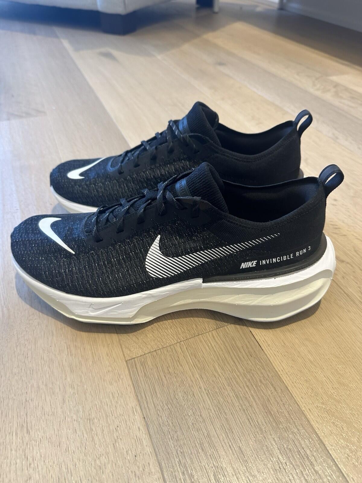 Nike Invincible Run 3 Black & White Men’s Size 14
