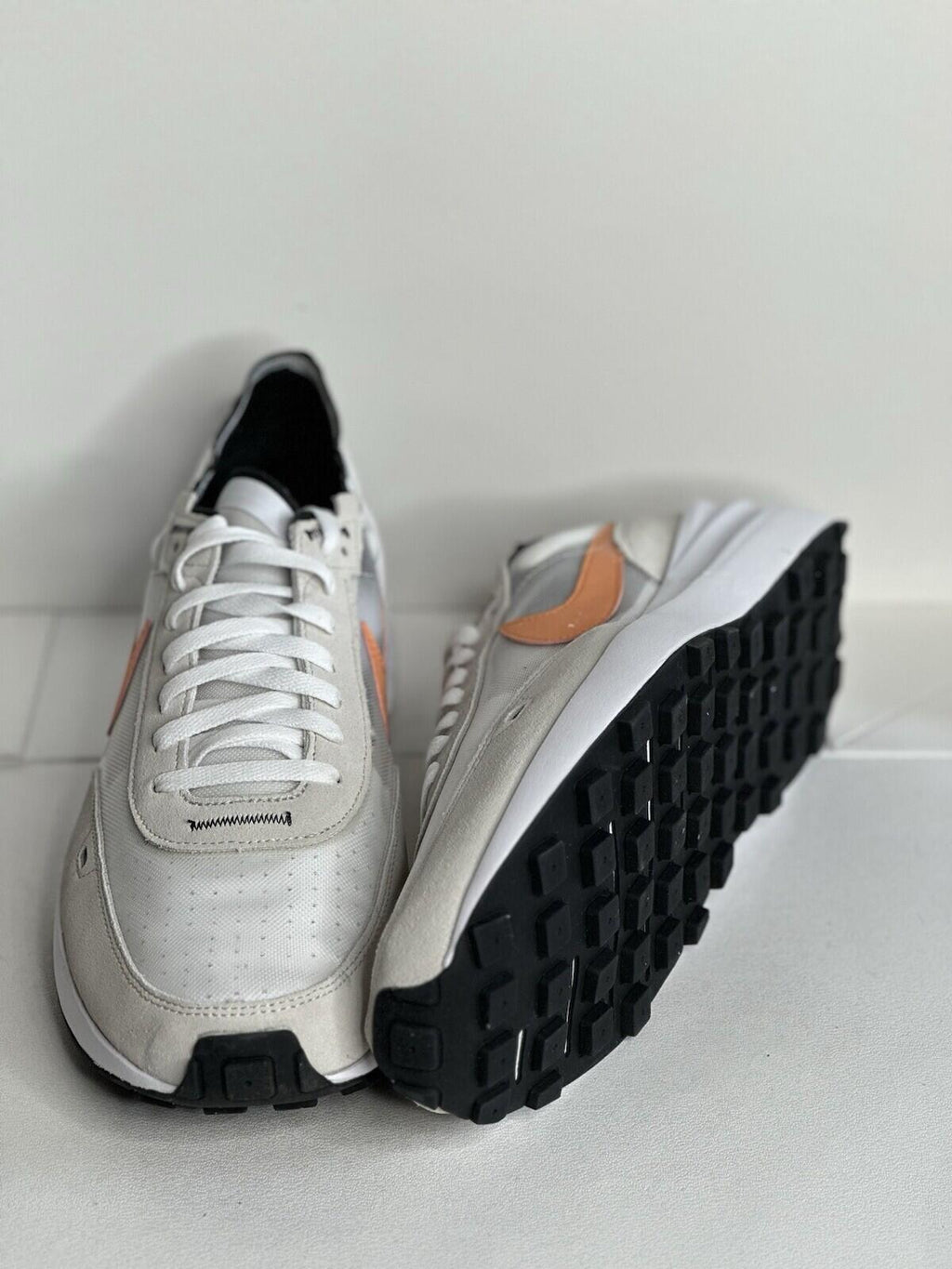 Nike Waffle One ‘White Orange Trance’ Mens Shoes Size 14