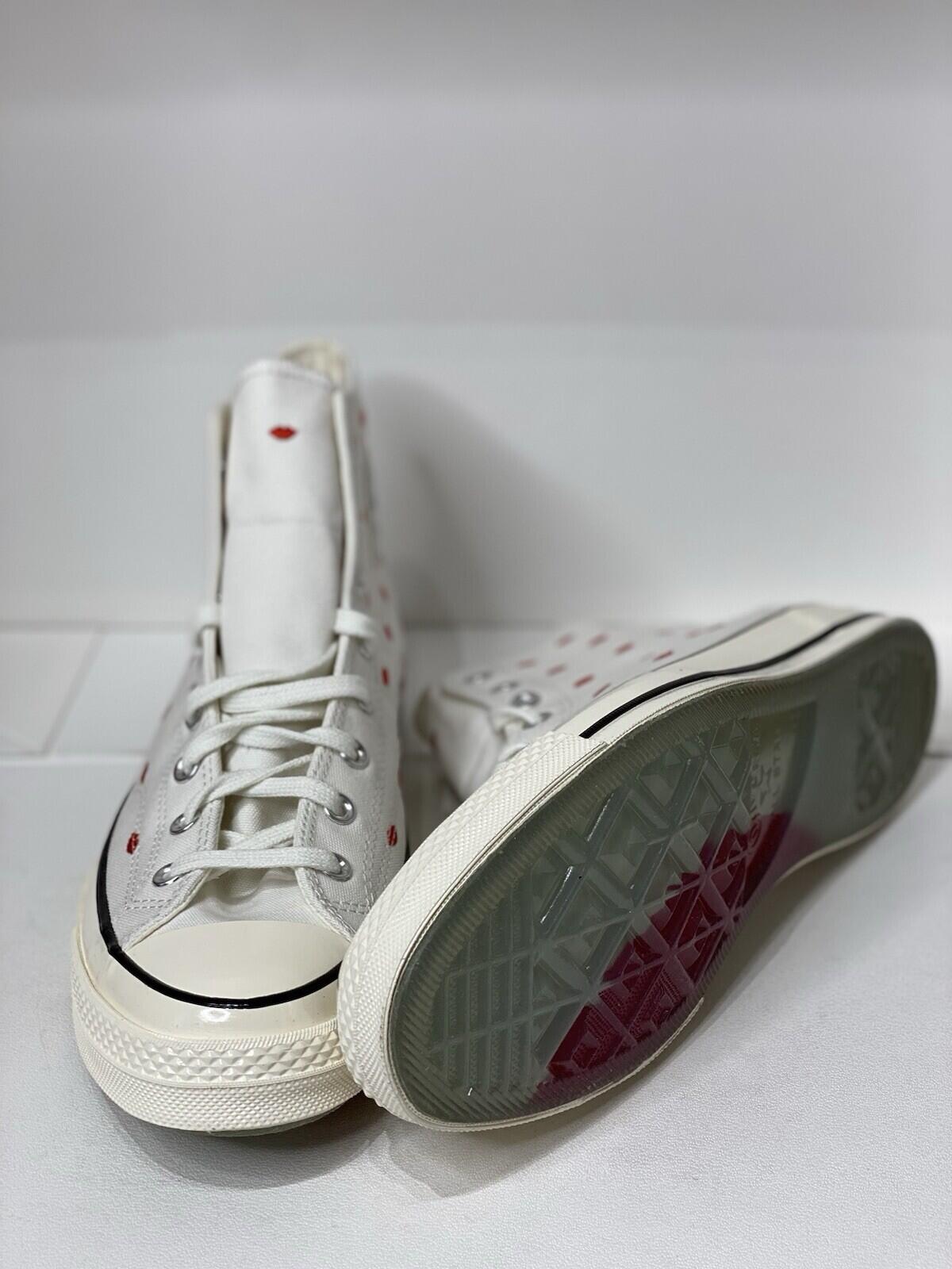 Converse chuck taylor 70 hi ‘ Love Me/ Embroidered Lips’ Men’s Size 12