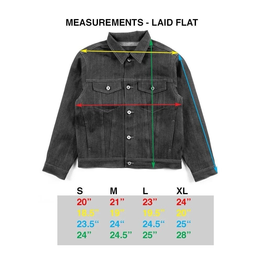 NAKED & FAMOUS DENIM JACKET - LEFT HAND TWILL MENS XL
