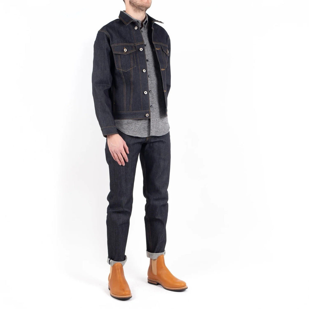 NAKED & FAMOUS DENIM JACKET - LEFT HAND TWILL MENS XL