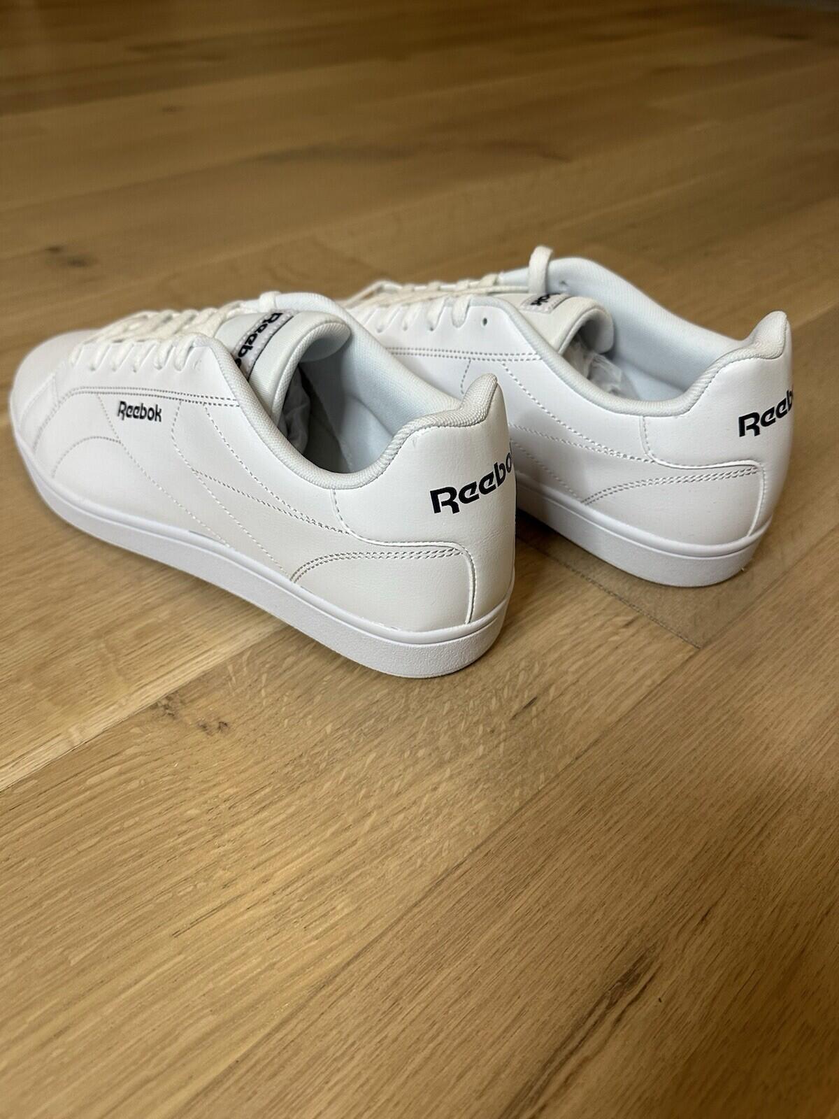 REEBOK ROYAL COMPLETE CLN UNISEX WHITE/CONAVYWHITE Men’s Size 13