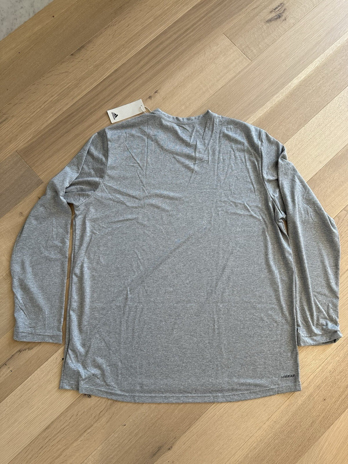 Adidas Men’s Long Sleeve T-Shirt Men’s Size XL Grey