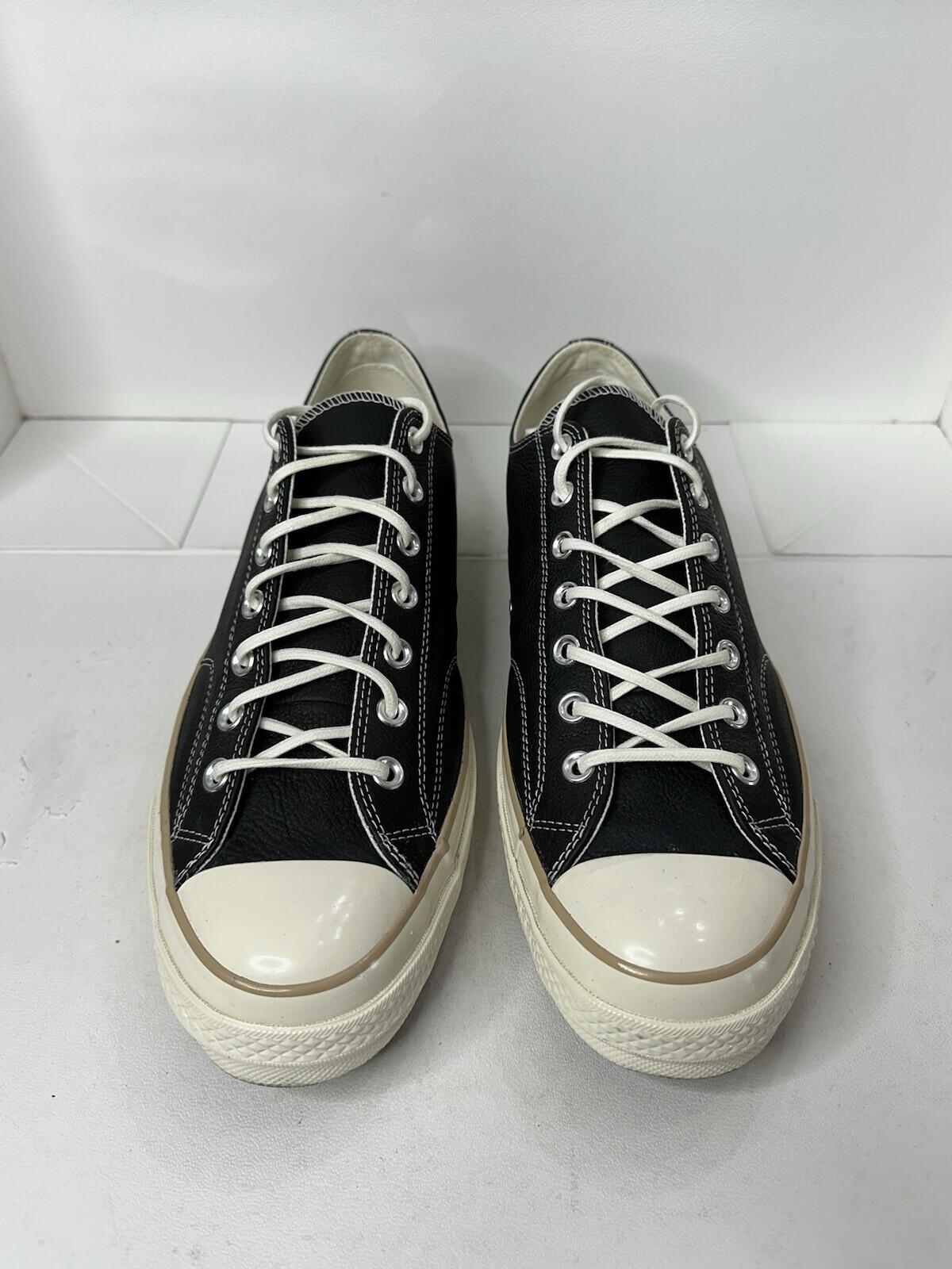 Converse Chuck 70 Low *SUPER RARE* Black/ Egret/Beige Sz 13 Pristine Condition