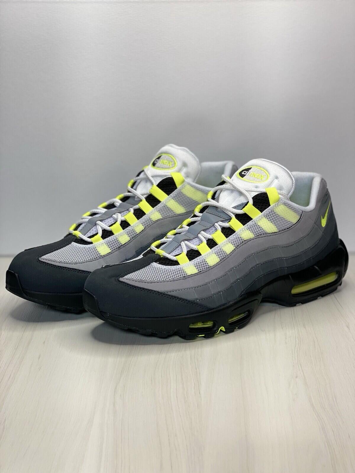 Nike Air Max 95 OG Neon 2020 Black/neon Yellow/ Lt Graphite mens shoes size 14