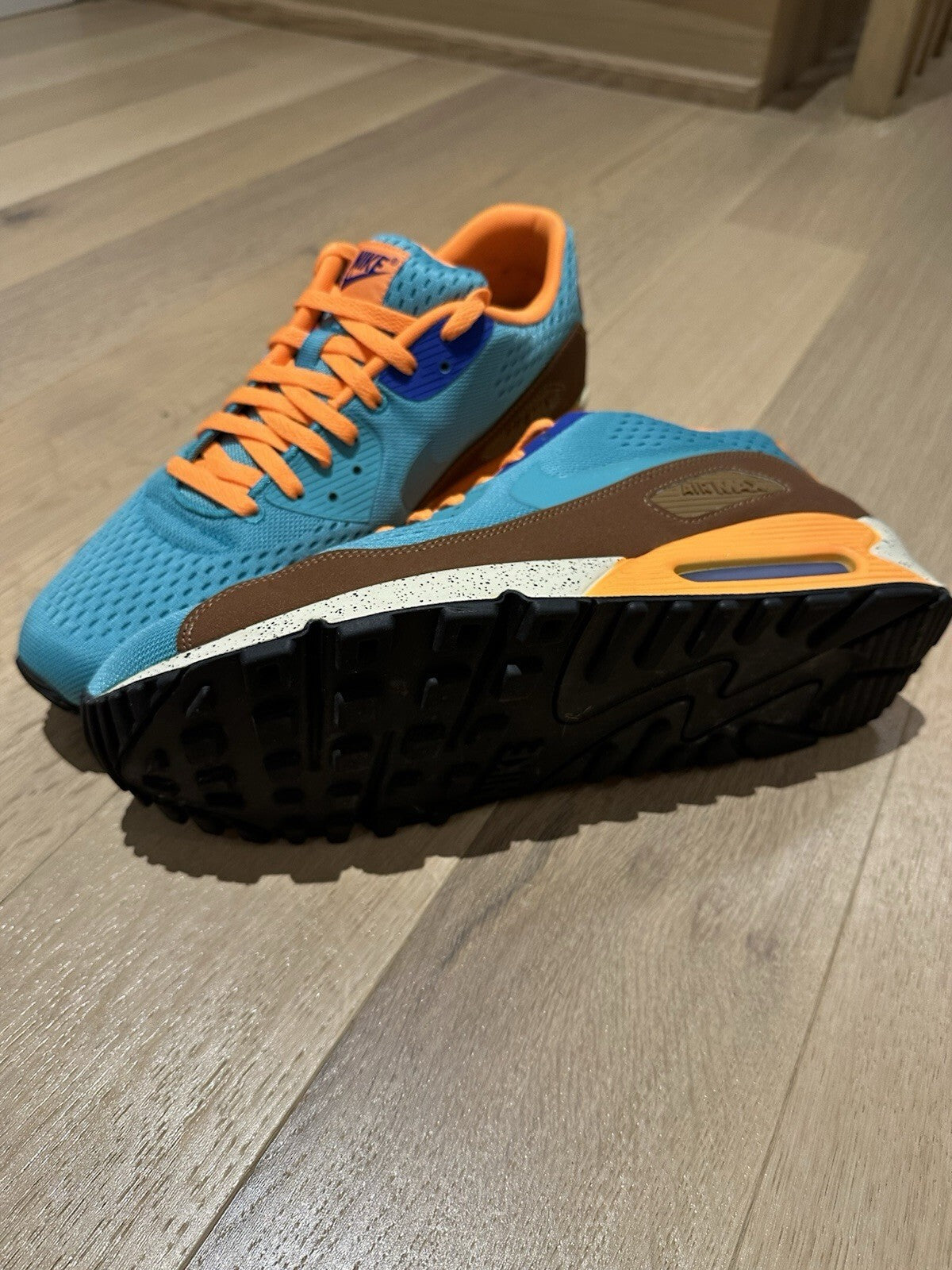 NIKE AIR MAX 90 EM SPRT TRQ/ SPRT TRQ BRIGHT CITRUS MENS 13