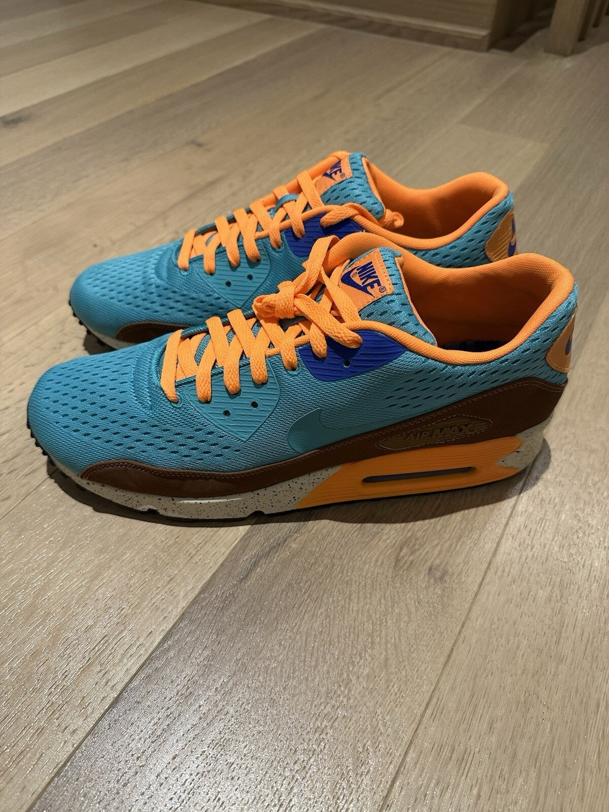 NIKE AIR MAX 90 EM SPRT TRQ/ SPRT TRQ BRIGHT CITRUS MENS 13