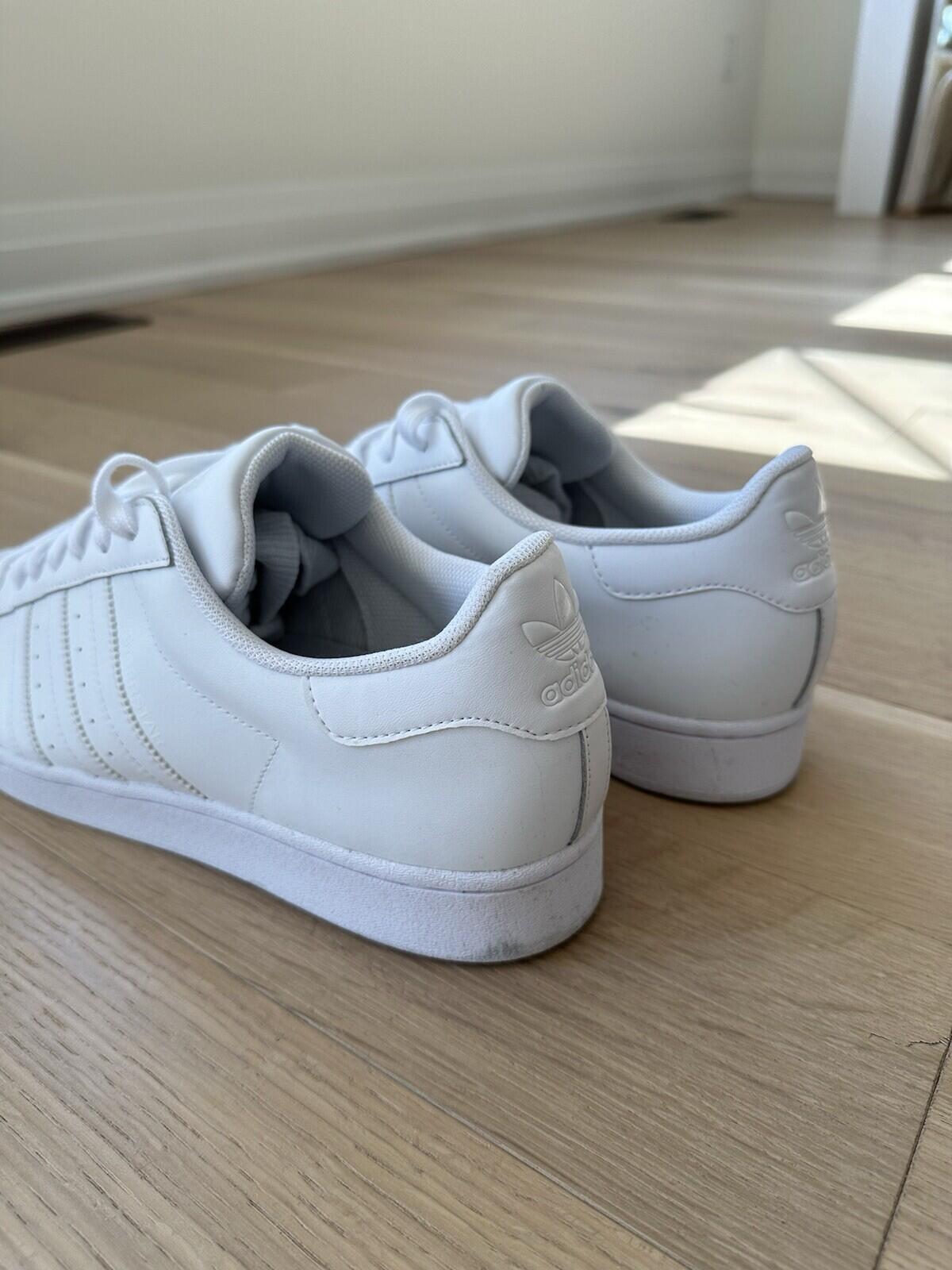 Adidas Superstar Men’s Shoes Size 13 Triple White