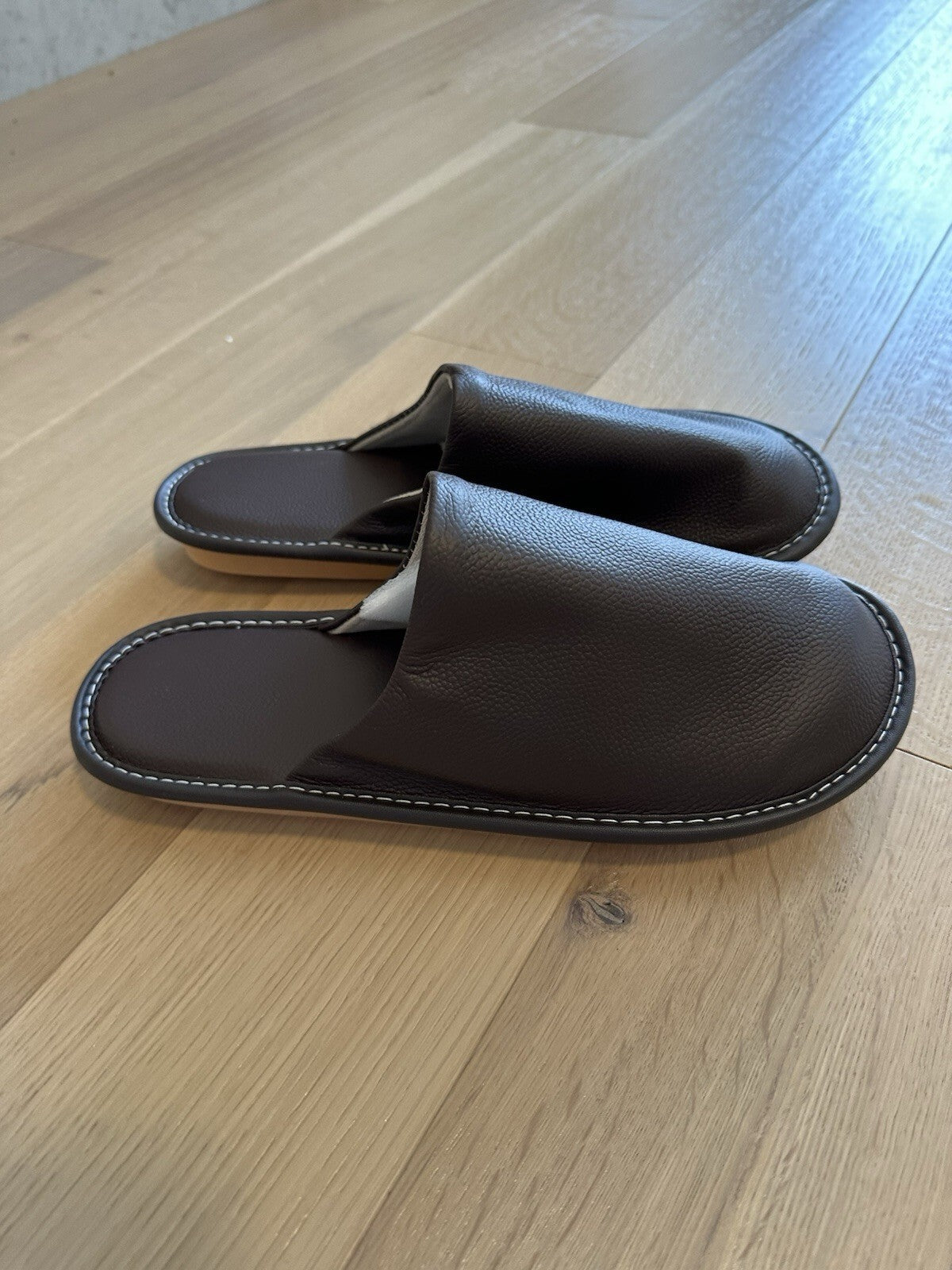 Leather Mules Brown Men’s Size 13