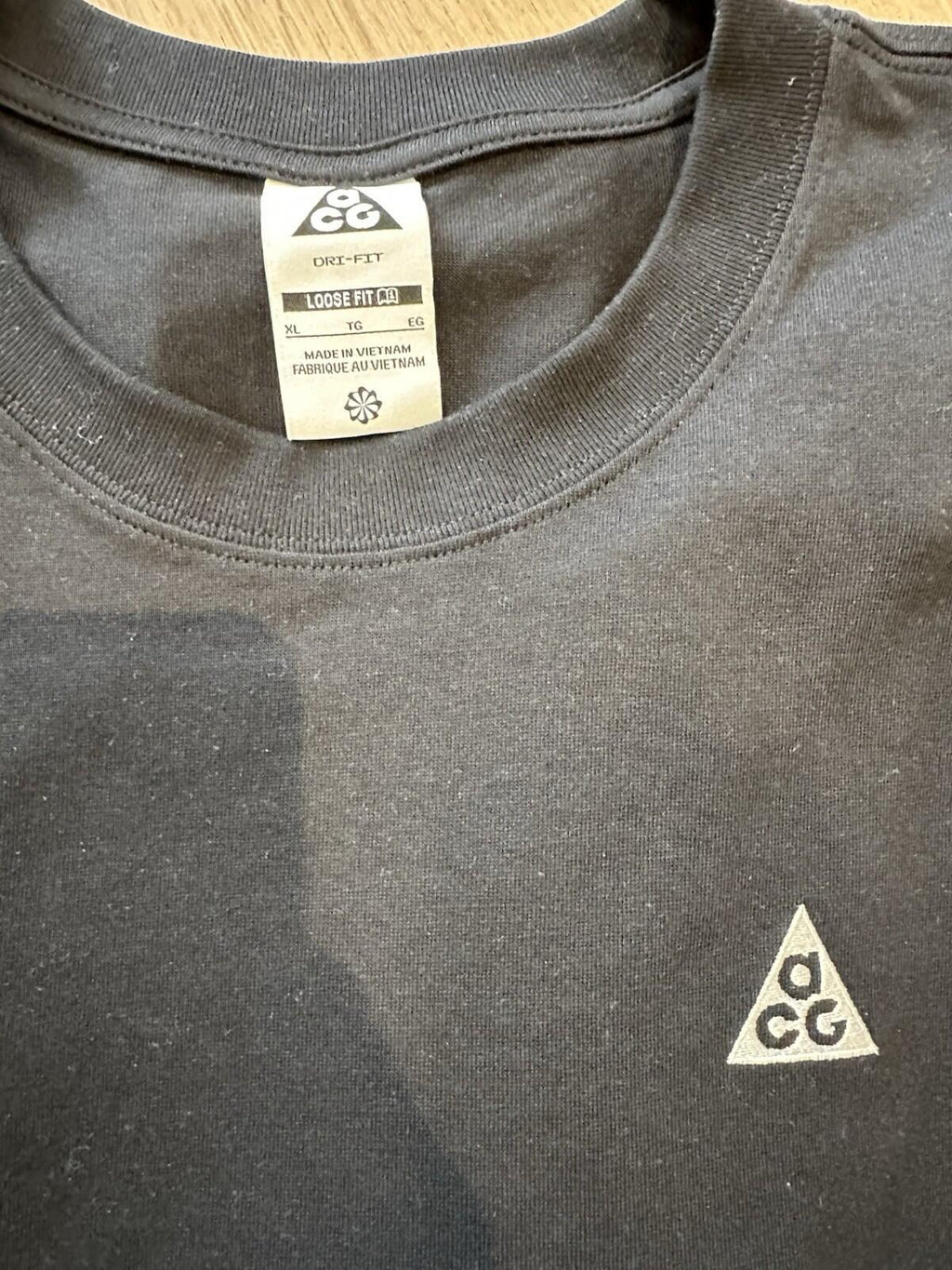 Nike ACG Loose Fit Tshirt Black Mens XL