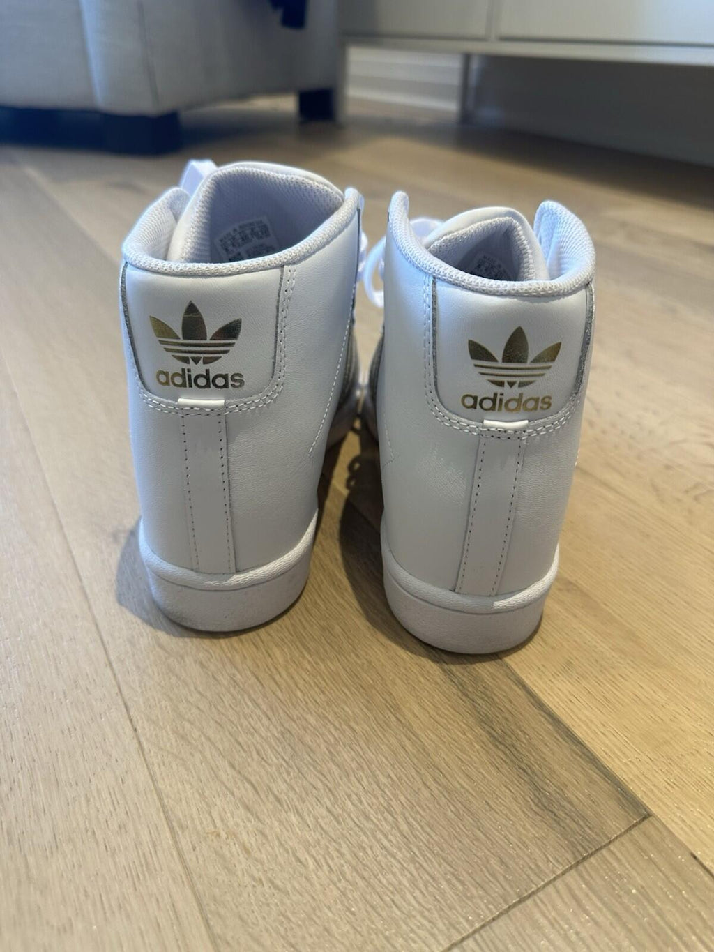 Adidas Superstar UP W Women’s Size 8 White & Gold