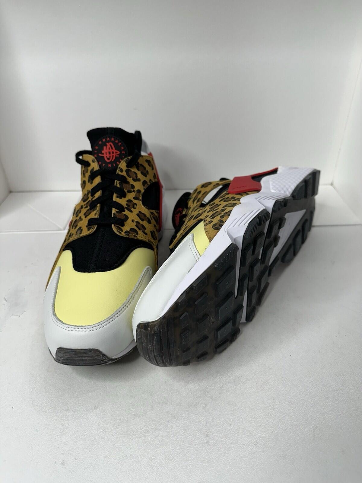 Nike Air Huarache ‘SNKR DAY’ LEMON CHIFFON/UNIVERSITY RED Men’s Size 15 BNIB
