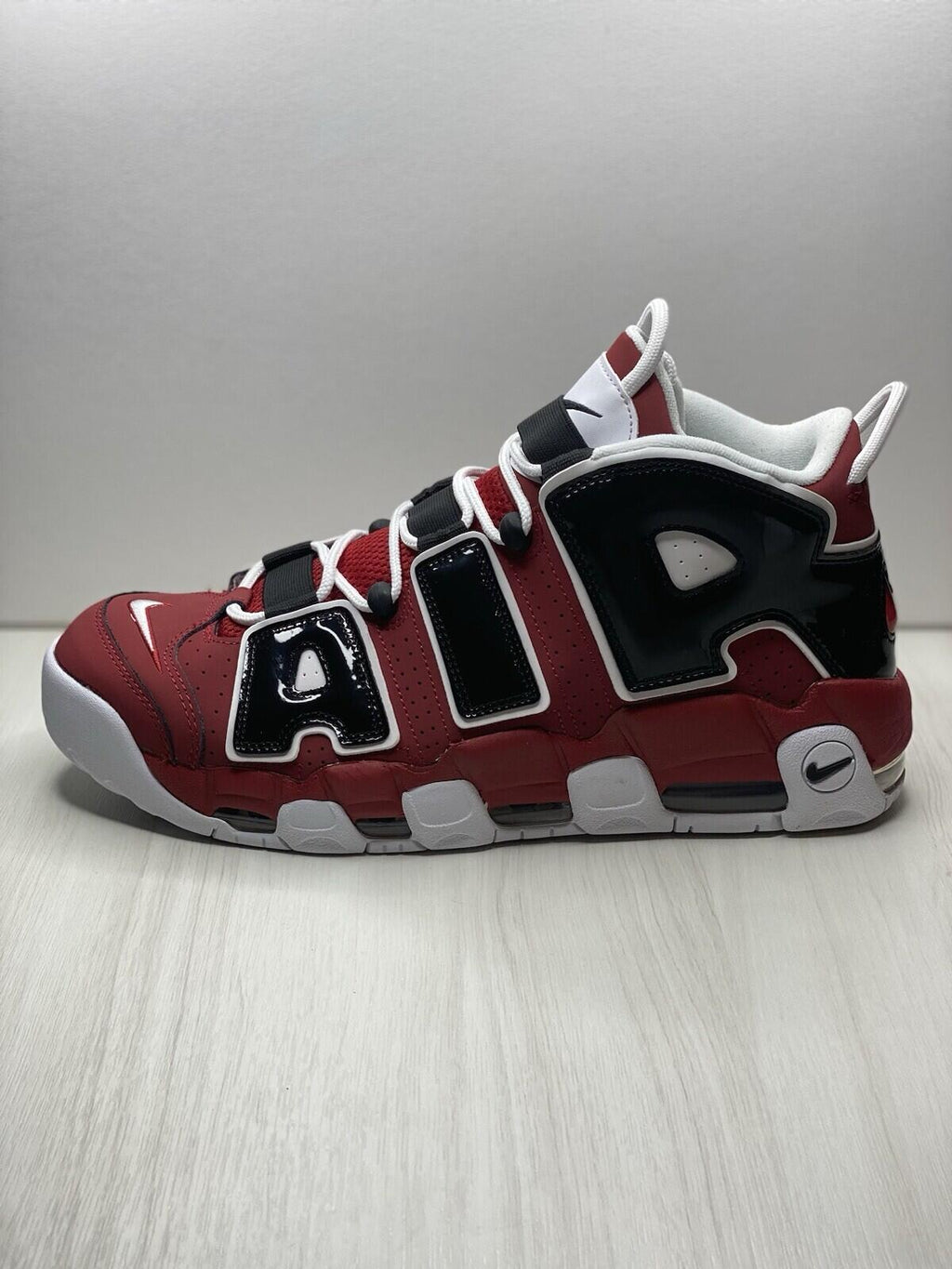 Nike Air More Uptempo 96 Chicago Bulls Varsity Red/ Blk/wht Men’s Shoes Size 13
