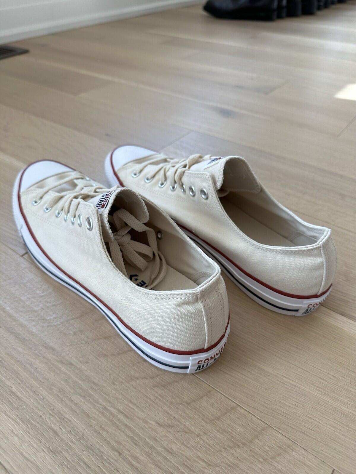 Converse All Star Low Natural Ivory Men’s Size 12 BNIB