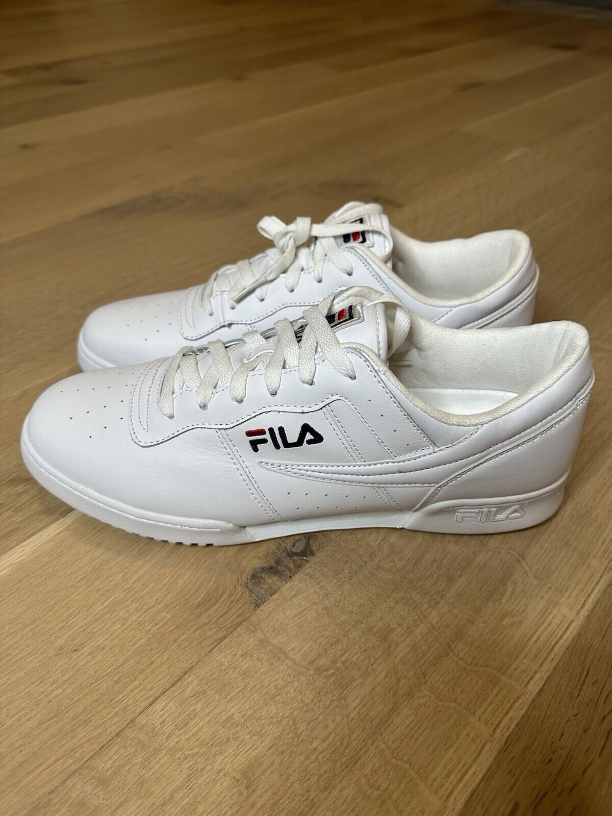 FILA Original Fitness wht/wht/nvy-red Men’s Size 13 BNIB