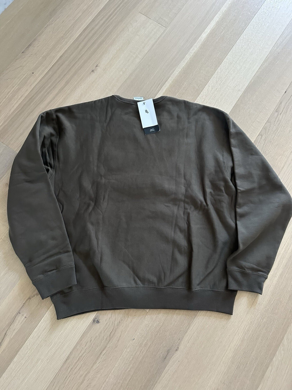 Nike Solo Swoosh Loose Fit Sweatsuit (Pants XL, Hoodie XL, Crewneck XL) Taupe