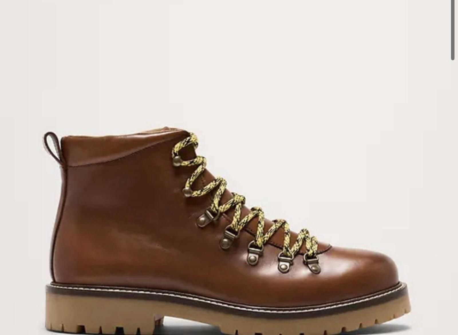 BANANA REPUBLIC BURNISHED LEATHER ALPINE BOOT Men’s Size 13 BNIB