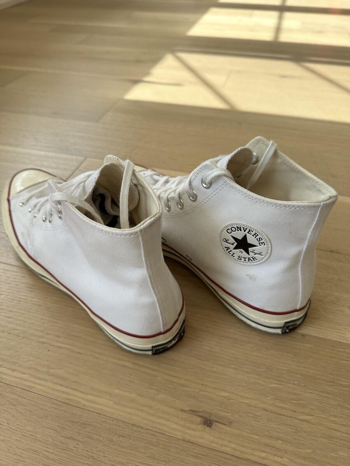Converse All Star Canvas Chuck Taylor Hi Canvas White Men’s Size 12