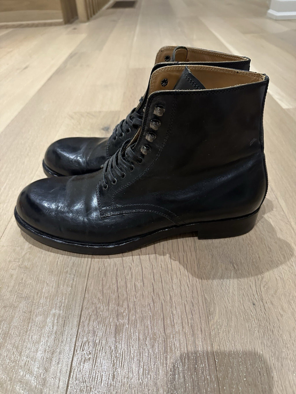 Jo Ghost Men’s Boots Size Black Leather Size 13