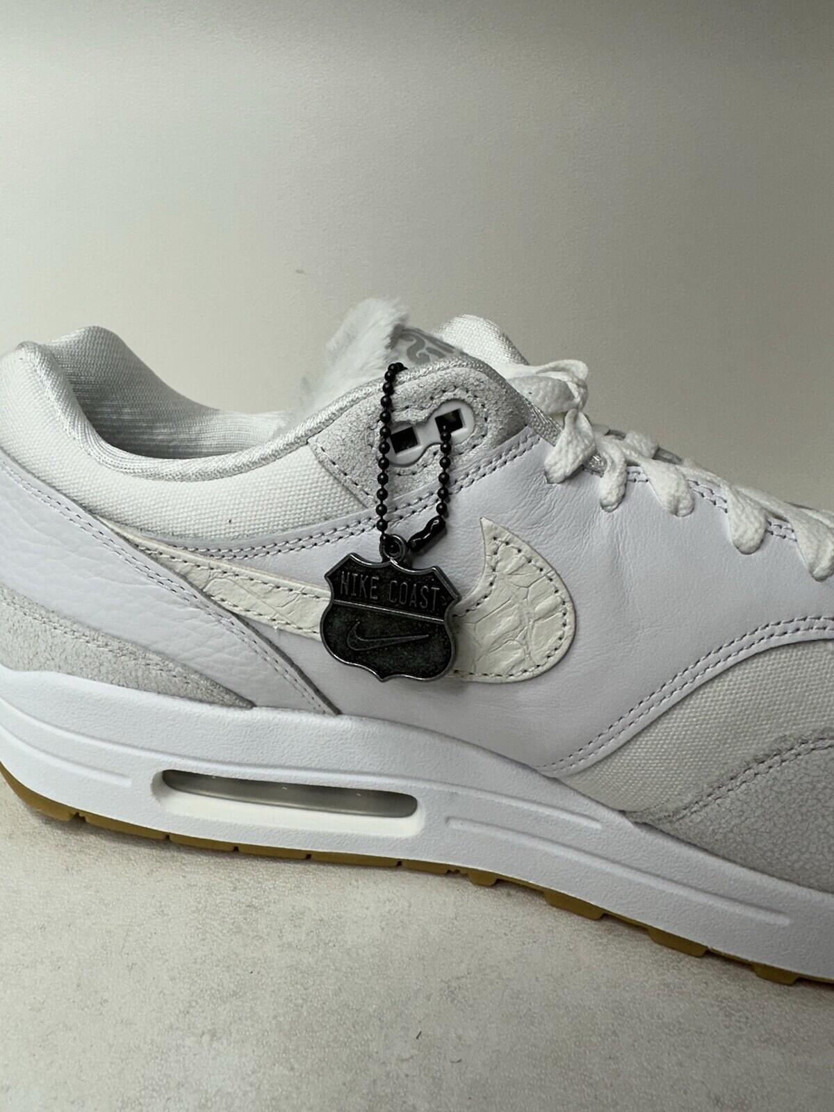Nike Air Max 1 PRM ‘The Bay’ White/University Red Men’s 13 BNIB