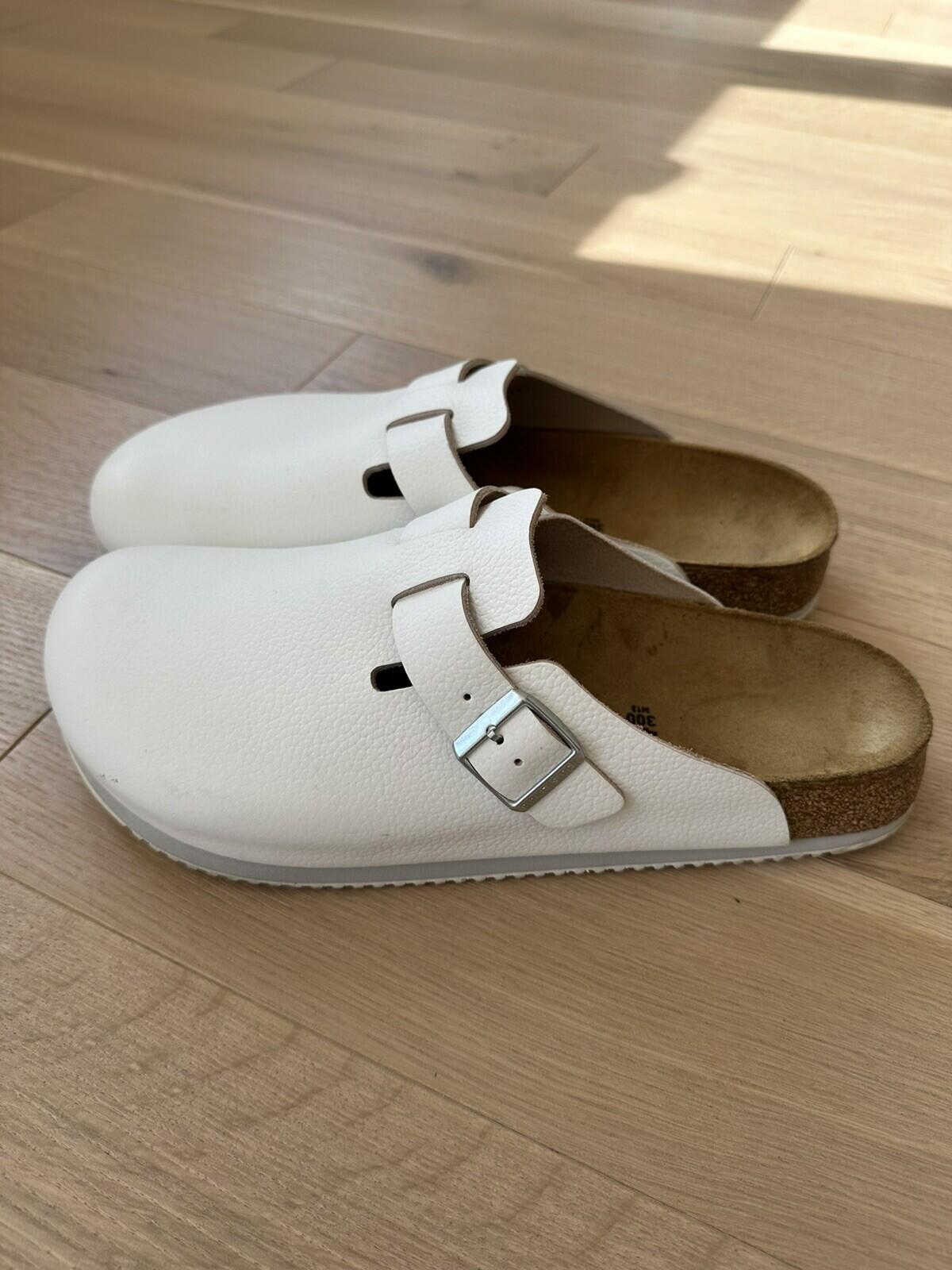 Birkenstock Boston BS Men’s Size 46 White