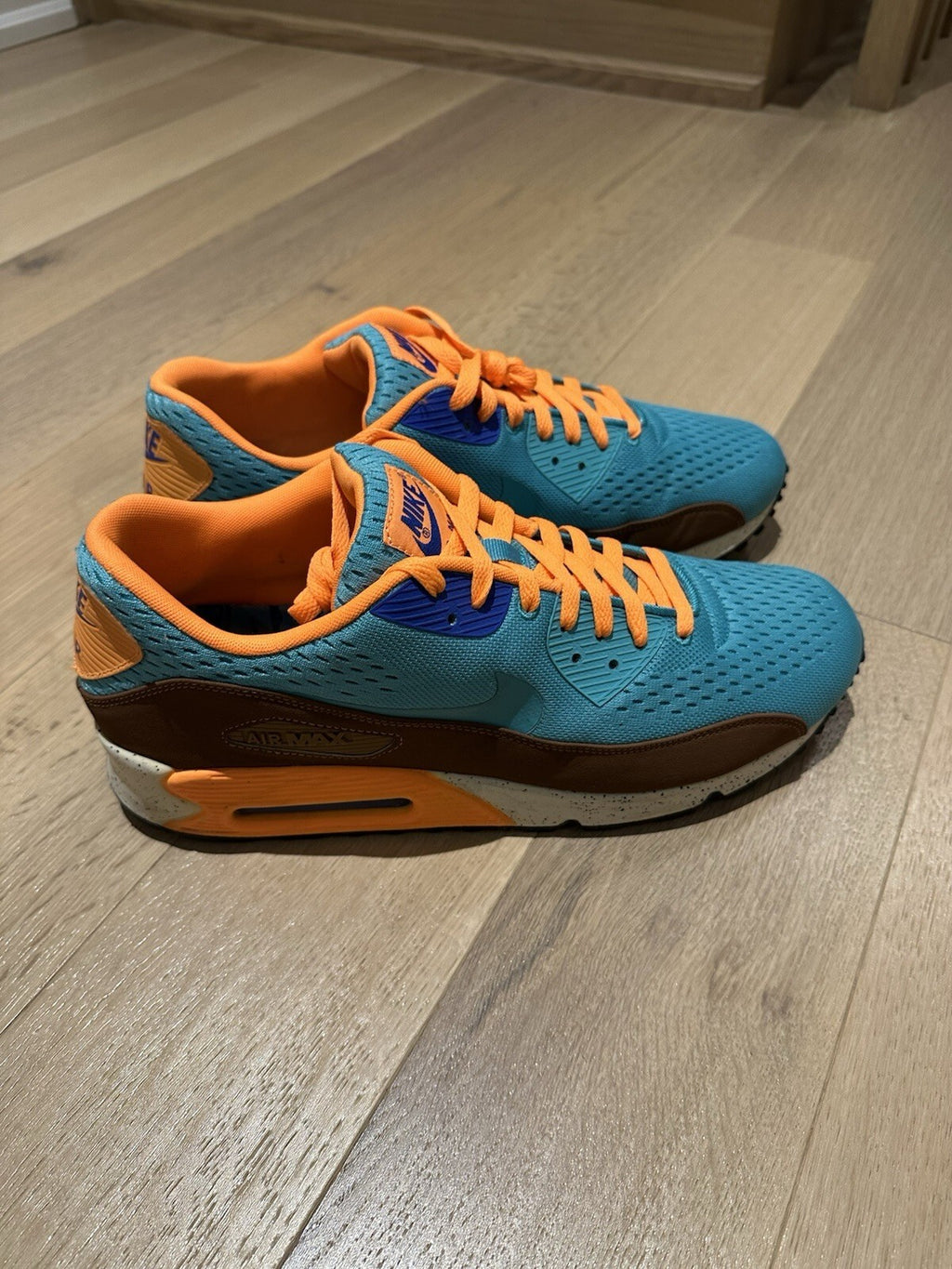 NIKE AIR MAX 90 EM SPRT TRQ/ SPRT TRQ BRIGHT CITRUS MENS 13