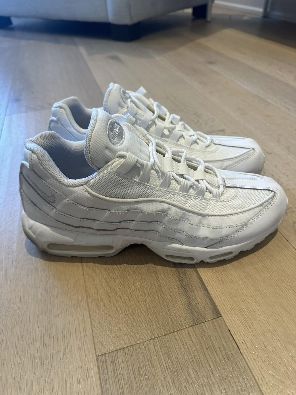 Nike Air Max 95 Essential Triple White Men’s Size 14