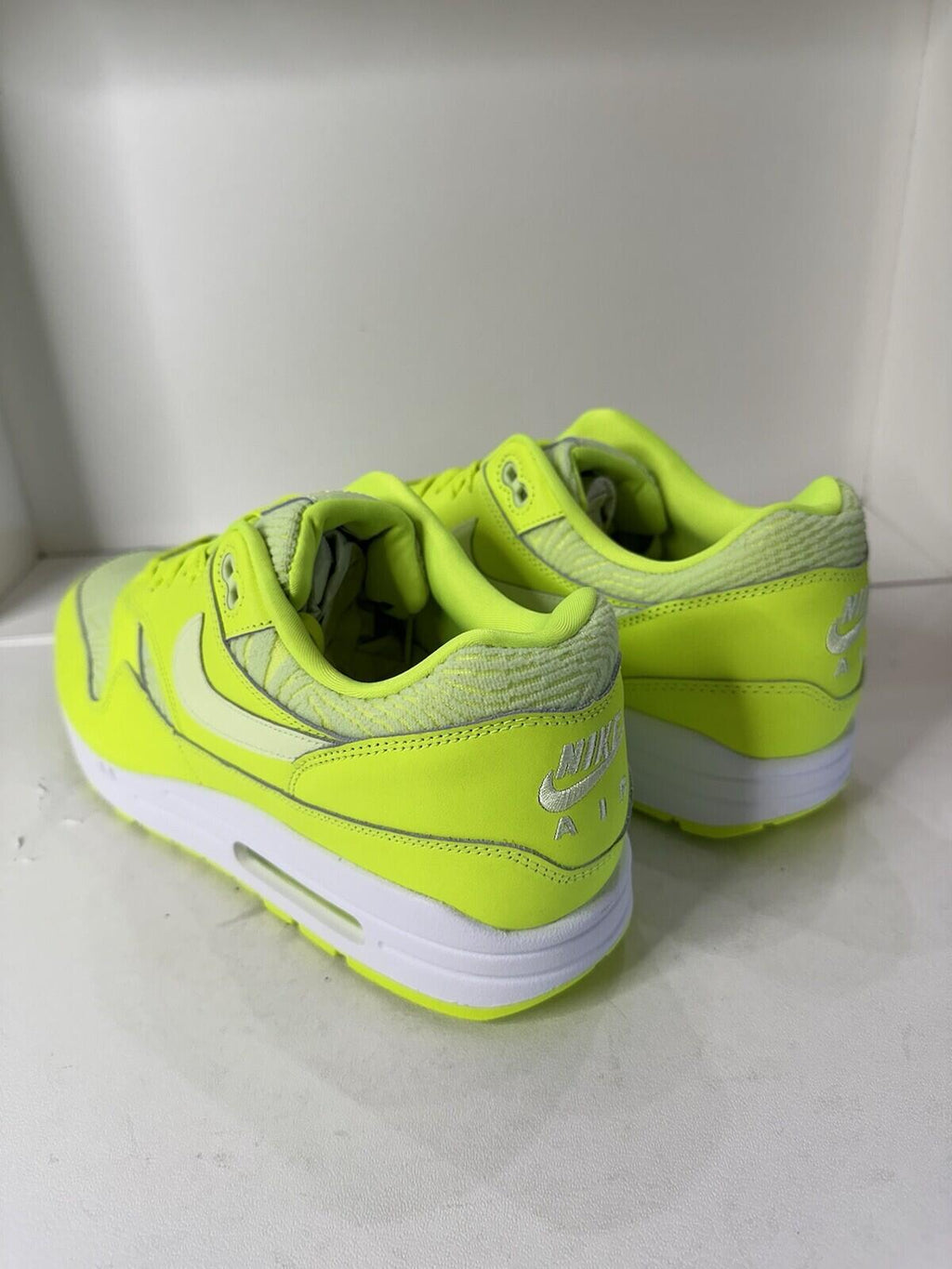 Nike Air Max 1 PRM ‘ Topography’ Volt/ Barley Volt White’Men’s Size 13 BNIB