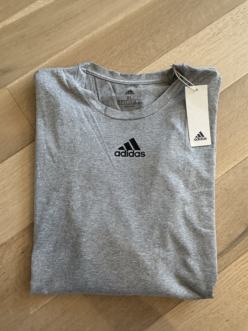 Adidas Men’s Long Sleeve T-Shirt Men’s Size XL Grey