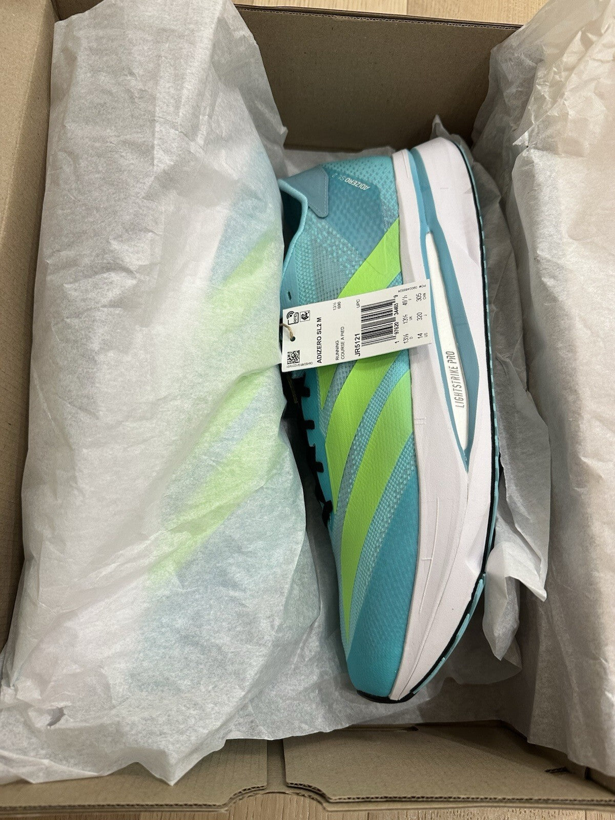 Adidas ADIZERO SL2 M FLAAQU/LUCLEM/MINTON Men’s 14