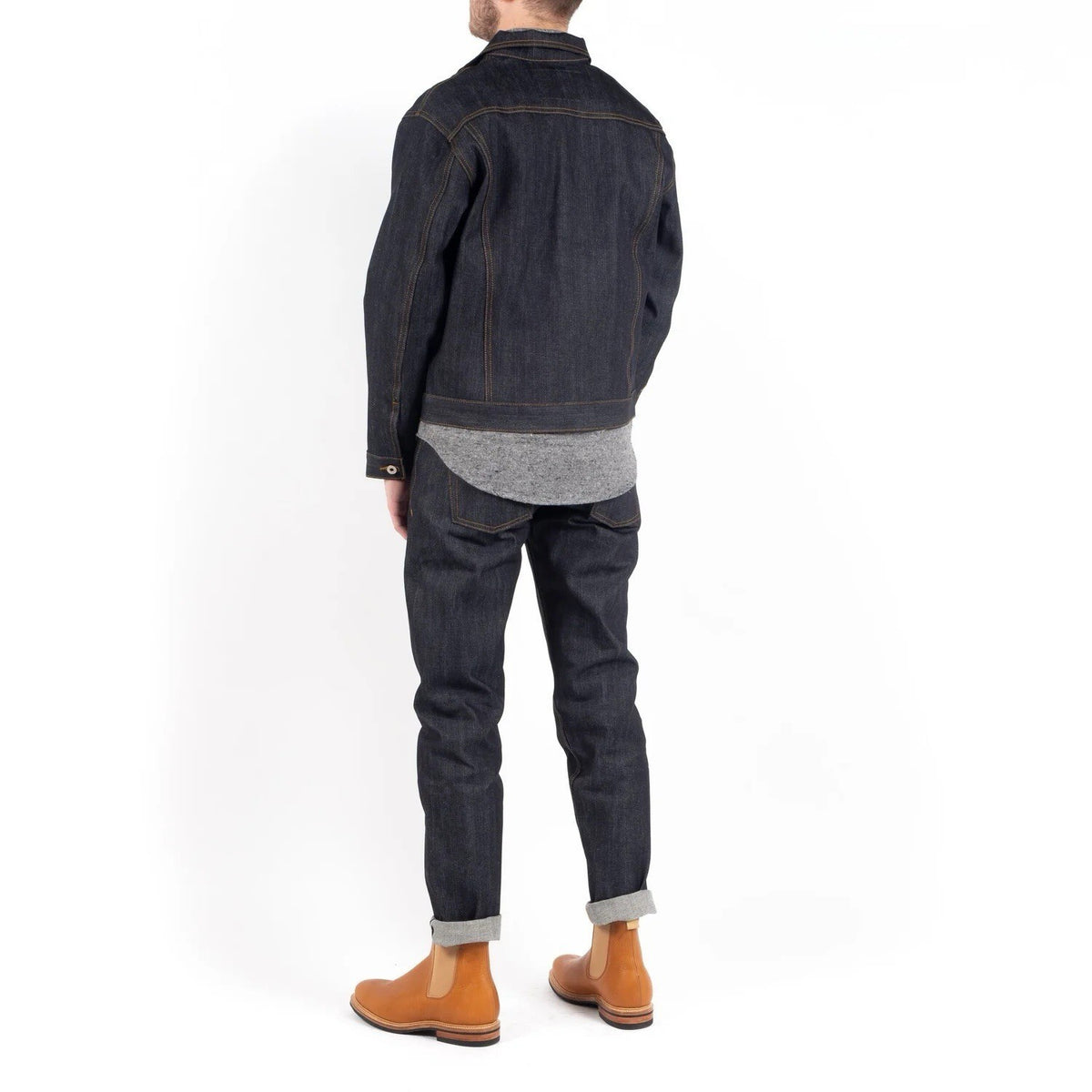 NAKED & FAMOUS DENIM JACKET - LEFT HAND TWILL MENS XL