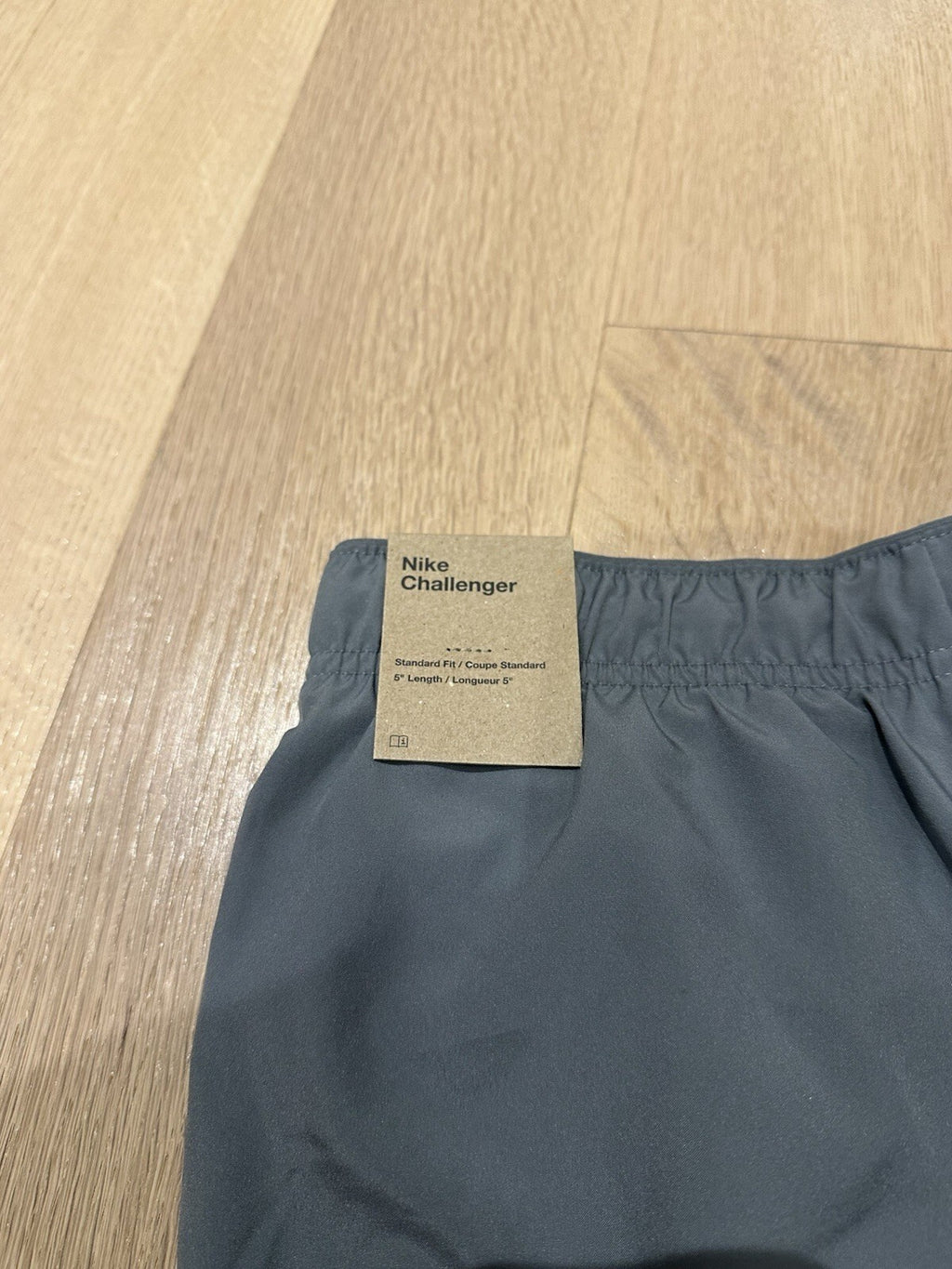 Nike Challenger 5” Standard Fit dri fit Short Grey Men’s XL