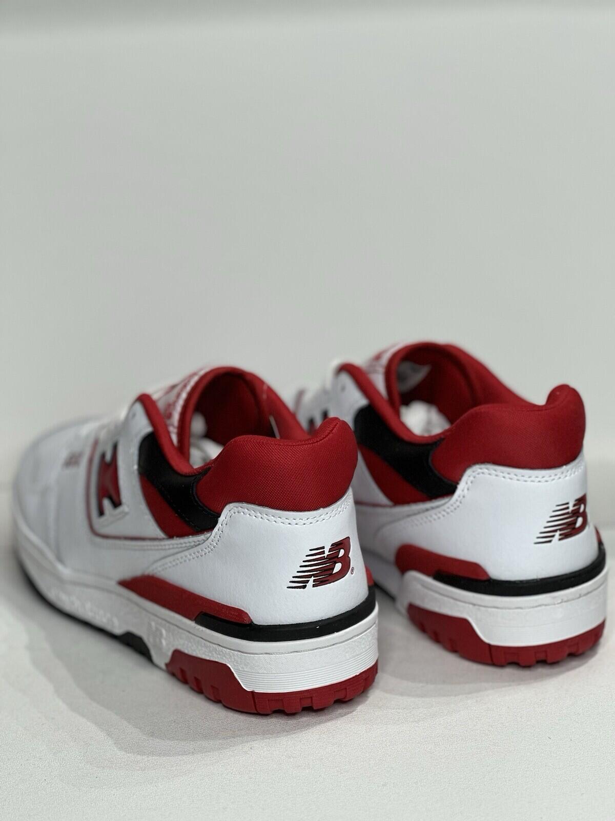 New Balance 550 Red/White/Black Men’s Shoes Size 13