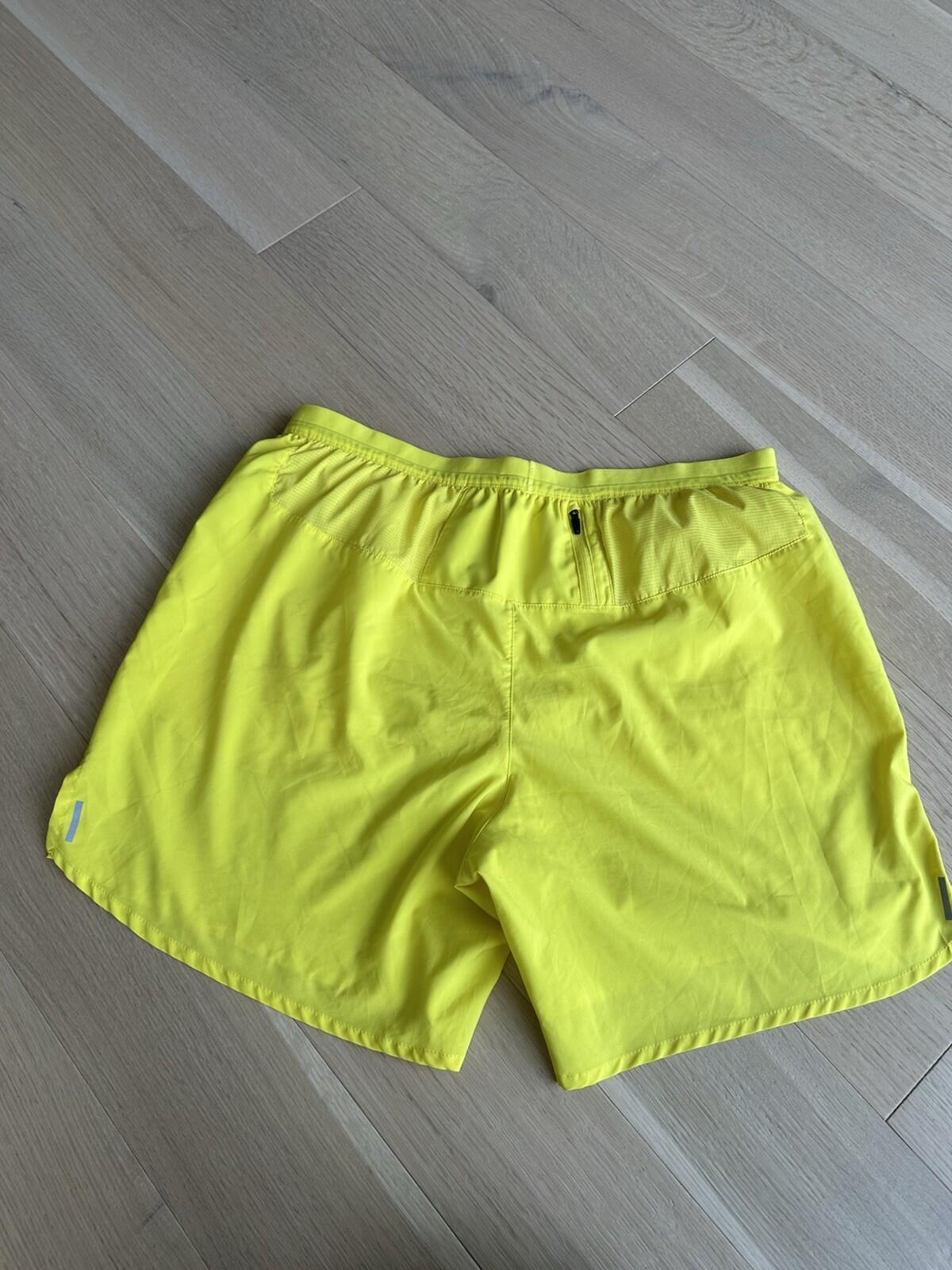 Nike Men’s DriFit Running Shorts size  XL - Yellow