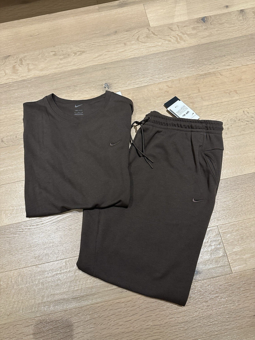 Nike Brown Dri-fit Cropped Track Set Men’s XL Brown