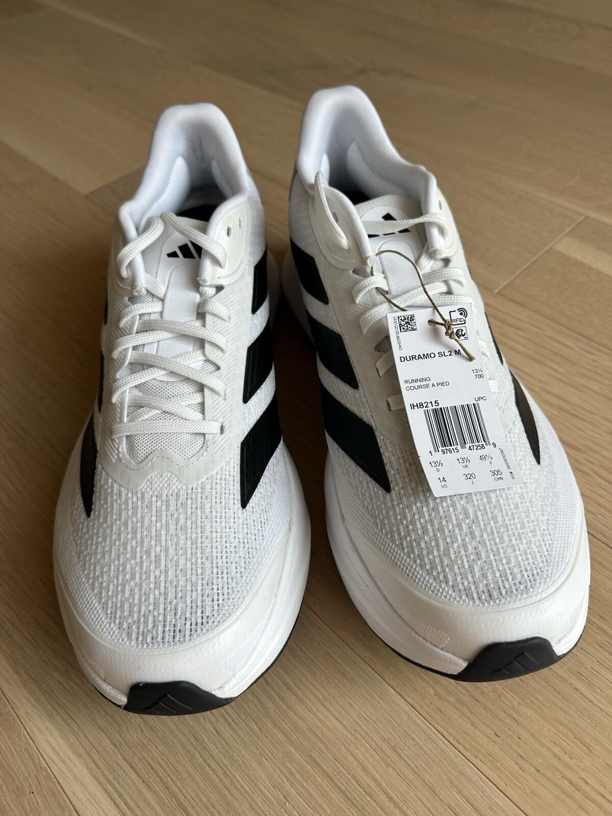 ADIDAS DURAMO SL2 M Men’s Size 14 BNIB White/Black