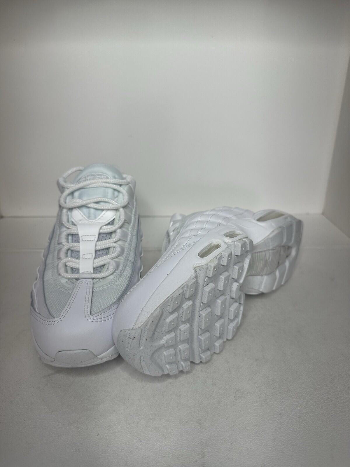 Nike Air Max 95 ‘Triple White’ Size 5Y