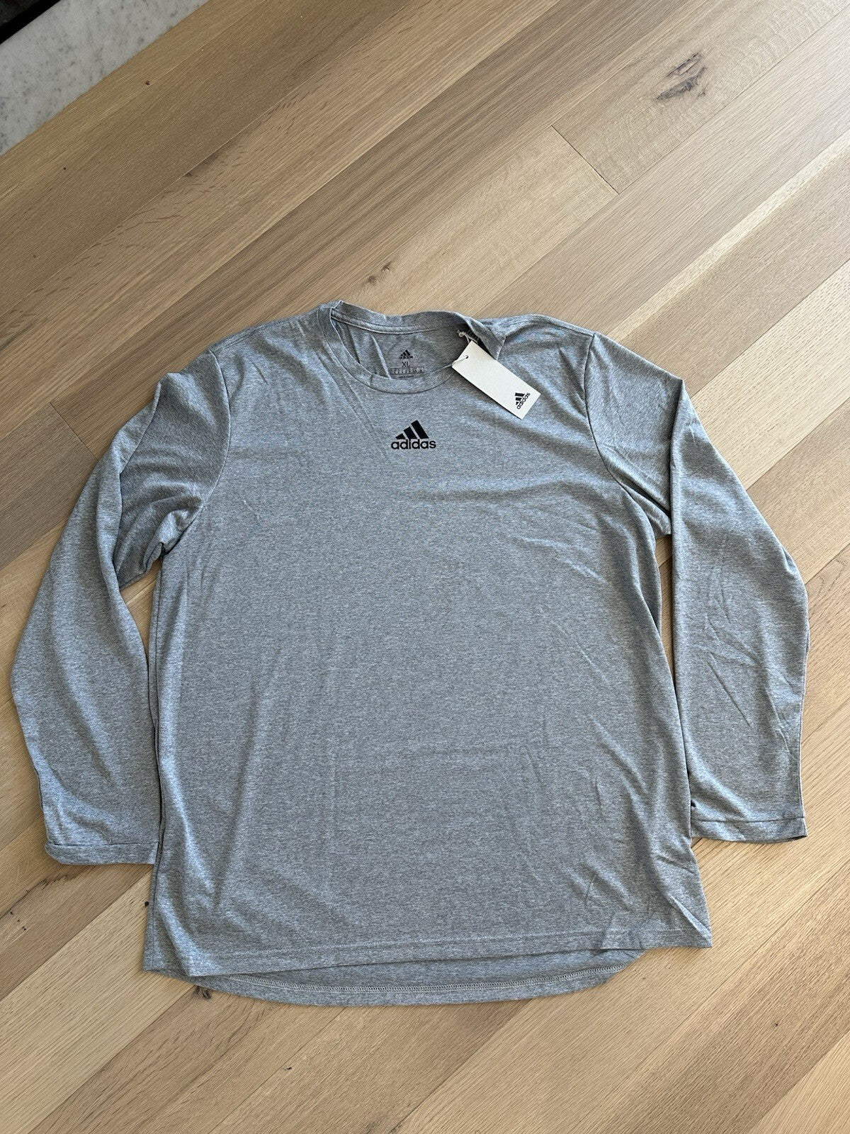 Adidas Men’s Long Sleeve T-Shirt Men’s Size XL Grey